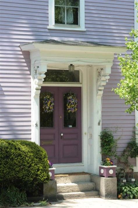 Purple house | Exterior house colors, House exterior, House paint exterior