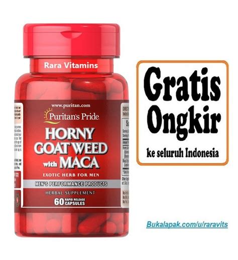 Jual Puritan Pride Horny Goat Weed Maca Caps Puritans Vitamin