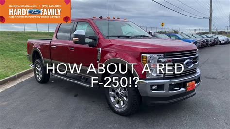 2019 Ford Superduty F 250 Lariat In Ruby Red Youtube