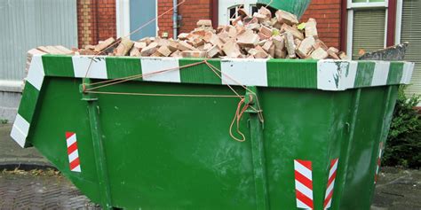 Afvalcontainers Zijn Belangrijk Op Een Bouwplaats B U Bouw En