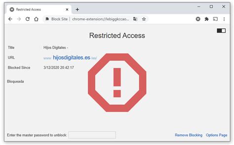 Cómo bloquear con contraseña páginas Web en tu navegador