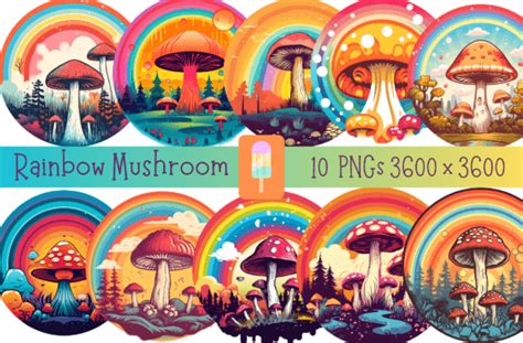 The Book Of Mushrooms Magic Fantasy Graphic By Studiopopsicle