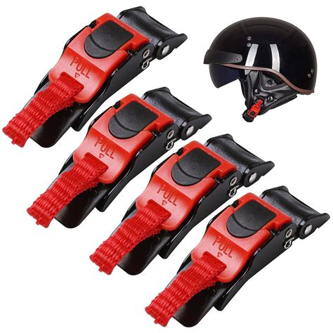 Jicyor Pack Of Bicycle Helmet Clasps Quick Release Helmet Buckle