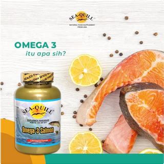 Jual Sea Quill Omega Salmon Isi Softgel Sea Quill Vitamin