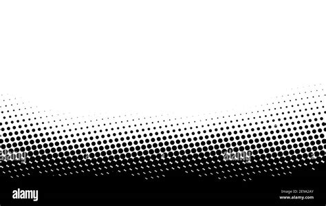 Black Abstract Dotted Halftone Background With Copy Space Halftone