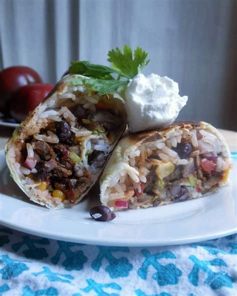 Chipotle Beef Burritos - Sugar Dish Me