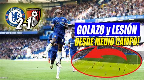 Golazo Desde Mediocampo De Moises Caicedo Y Lesi N Chelsea