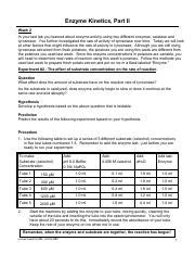 Enzyme Kinetics Ii Revf Graphs Pdf Enzyme Kinetics Part Ii Week