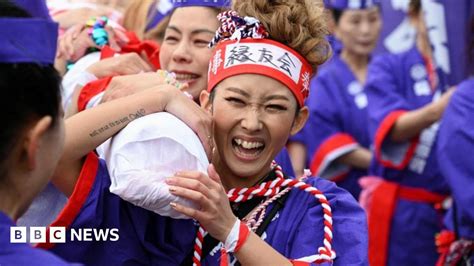 Japan Naked Festival Women Join Hadaka Matsuri For First Time BBC News