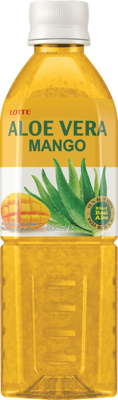 LOTTE Aloe Vera Mango Flavour 500ml Bca