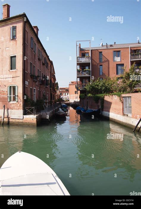 Venice - Giudecca canal Stock Photo - Alamy