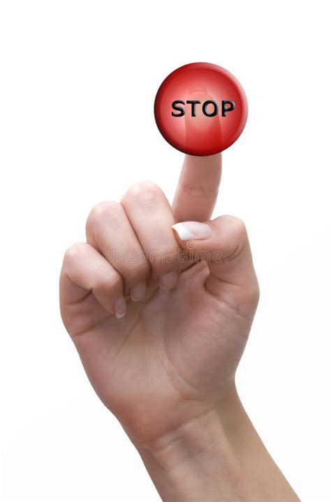 Hand With Stop Sign Stock Photo Image Of Design Communication 25995856