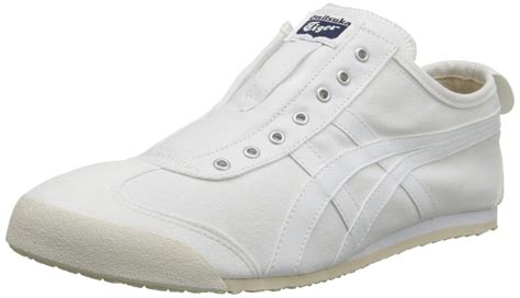 Asics Canvas S Onitsuka Tiger Mexico 66 Slip On Shoes In White White