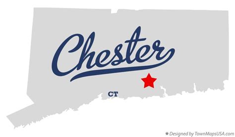 Map of Chester, CT, Connecticut