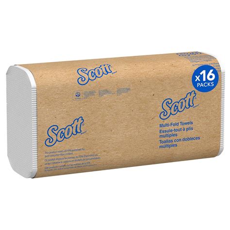 Scott Multifold Hand Towels Z Fold White Paper Towels Packs