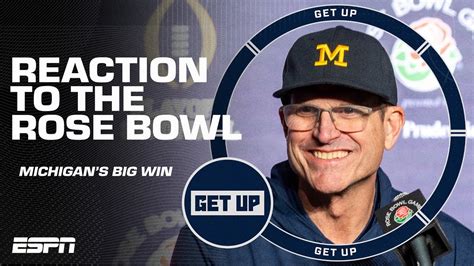 DRAMATIC! EPIC! ICONIC! Full Reaction to Michigan's big win vs. Alabama ...