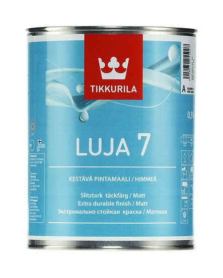 OK-Kraski - Интернет-магазин | TIKKURILA LUJA 7 белая 0,9 l. Тиккурила ...