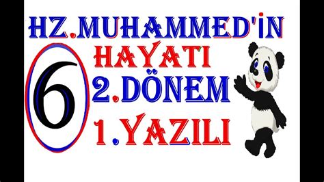 Sinif Hz Muhammed N Hayati D Nem Yazili Youtube