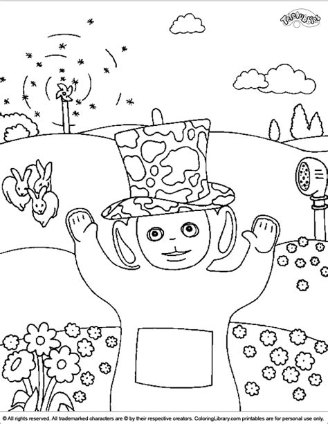 Teletubbies Colouring In Pages Coloring Home