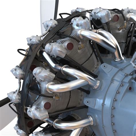 Pratt And Whitney R 2800 3D Model 3D Model 149 3ds C4d Fbx Ma