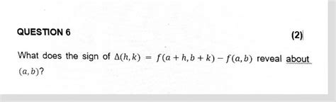 Solved What Does The Sign Of Δ H K F A H B K −f A B Reveal