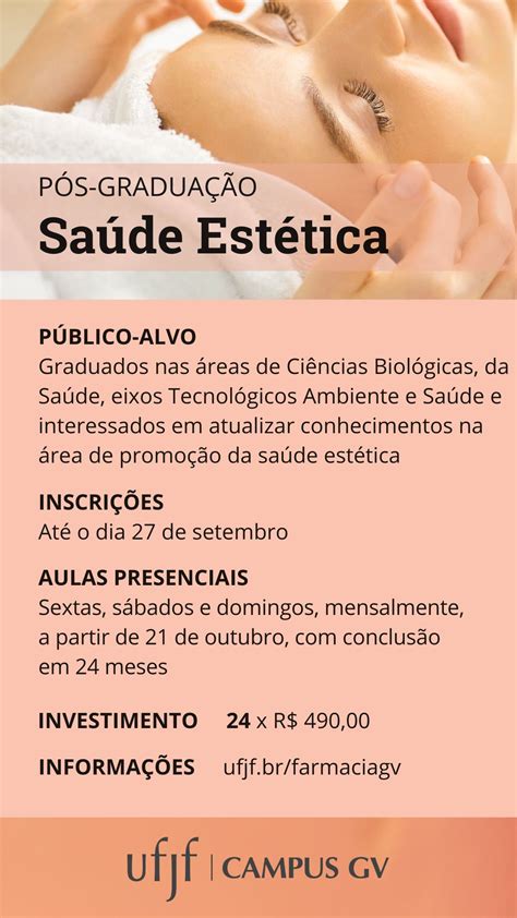 Pós graduação em Saúde Estética abre inscrições em Governador Valadares