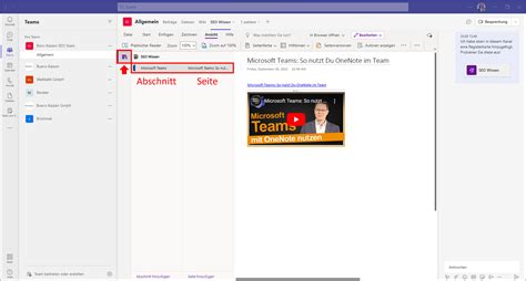 Onenote Notizbuch In Teams Einbinden Anleitung