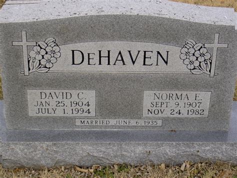 David Carl Dehaven Find A Grave Memorial