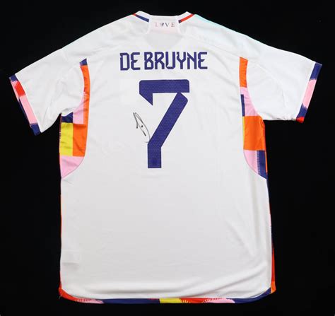 Kevin De Bruyne Signed Belgium National Team Jersey (JSA) | Pristine ...