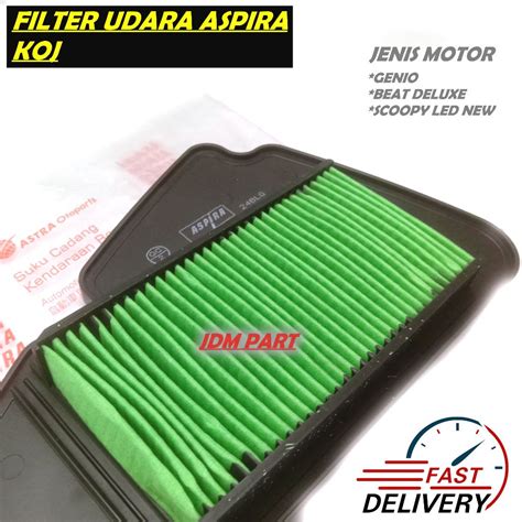 Jual Filter Udara Aspira Koj Honda Genio Beat Deluxe Scoopy New