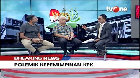 Dialog TvOne Polemik Kepemimpinan KPK Haris Azhar Ahyar Salmi