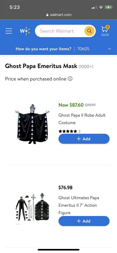 TIL you can order Ghost merch from Walmart. 🤣 : r/GhostBand