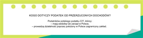 Podatek od przerzuconych dochodów najważniejsze informacje Rödl