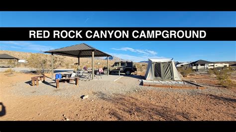 Red Rock Canyon Campground Youtube