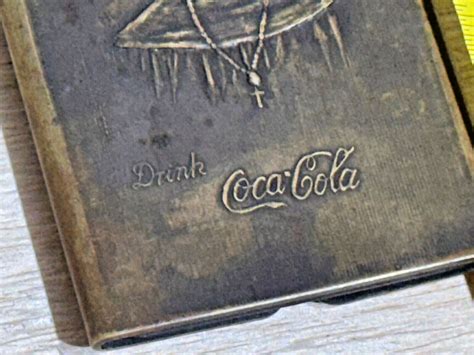 1915 RARE Antique Coca Cola Naked Nude Nun Woman San Gem