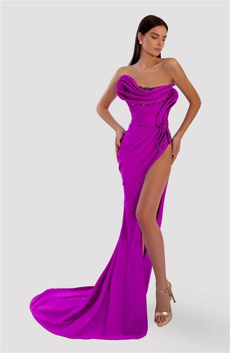 Light Purple Long Dress – ALBINA DYLA