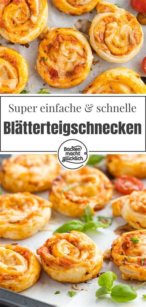 Pizzaschnecken Backen Macht Gl Cklich Rezept Pizzaschnecken