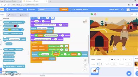 Juego De Suma En Scratch Youtube