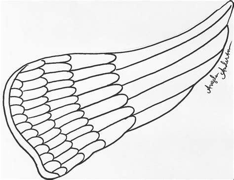 Angel Wing Drawing Tutorial at GetDrawings | Free download