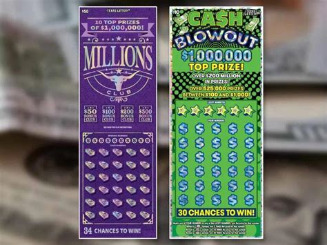 Two North Texans Win 1 Million Each In Texas Lottery Scratch Off Games