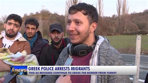 Greek Police Arrests Migrants Youtube