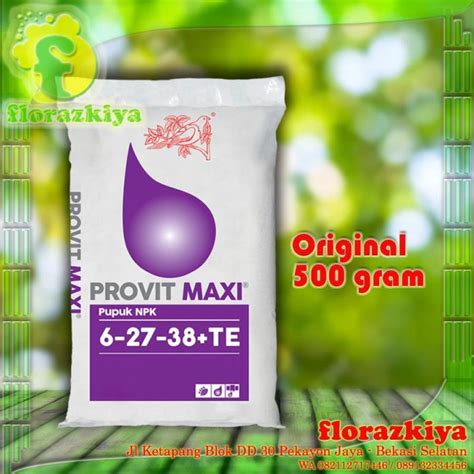 Pupuk Daun Npk Plus Mikro Meroke Provit Maxi Kemasan Original Gr