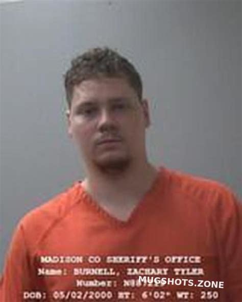 ZACHARY TYLER BURNELL 09 17 2022 Madison County Mugshots Zone