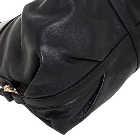 Bvlgari Black Leather Chandra Hobo At 1stdibs Bvlgari Chandra Bag