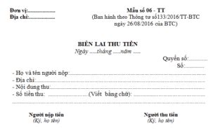 M U Bi N Lai Thu Ti N V H Ng D N C Ch L P Theo Th Ng T K To N