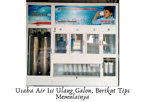 Perhitungan Bisnis Usaha Air Minum Isi Ulang Galon Supaya Tetap Untung