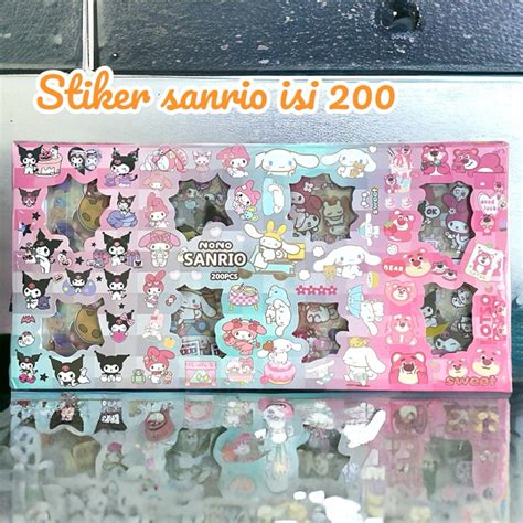 Rajawali Sticker Lembar Karakter Anime Anak Sanrio Lotso My