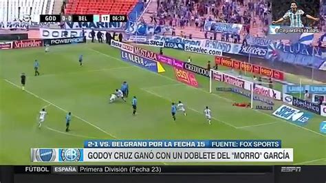 Godoy Cruz Vs Belgrano 2 1 Goles Y Resumen Fecha 15 Superliga