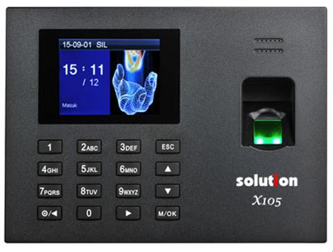 Jual Fingerprint Solution X105 Mesin Absen Absensi Sidik Jari Di Lapak