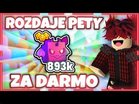 Nowy Update Rozdaje Pety Za Darmo Pet Simulator Roblox